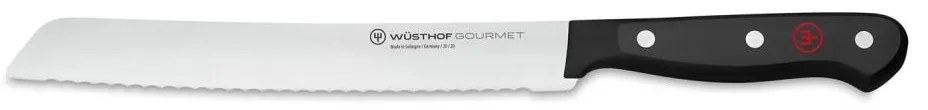 Wüsthof GOURMET нож за хляб 20 см, черна дръжка