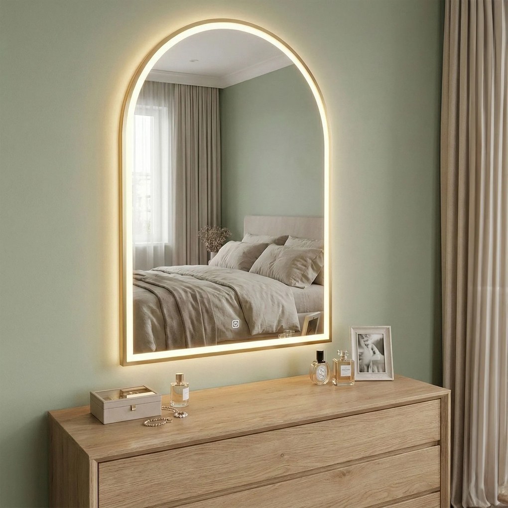 Огледало LED 60x100cm DART GOLD