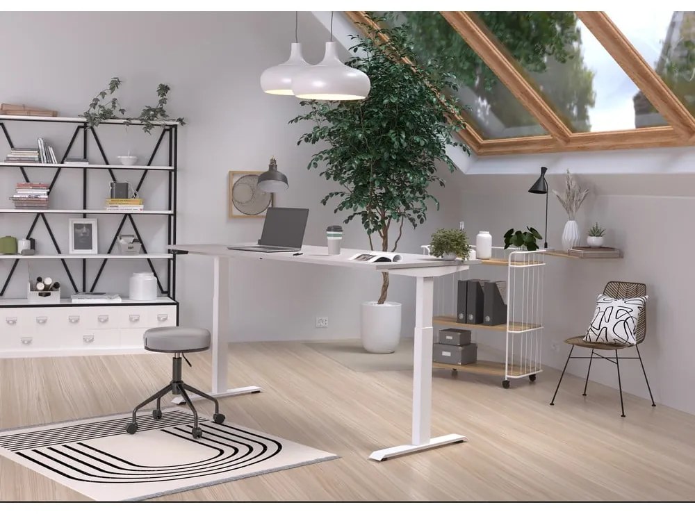 Работна маса с електрическо регулиране на височината 80x180 cm Jet – Germania