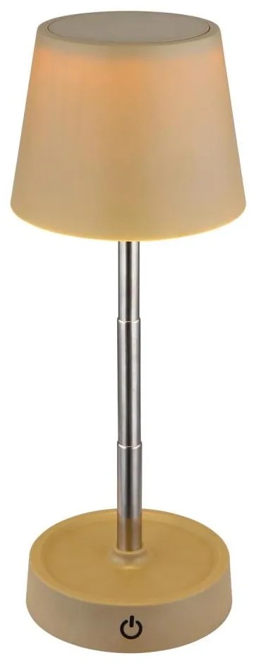 Globo 58446S - Димируема настолна LED лампа CARLOS, сензорно управление, презареждаема LED/1,2W/3V 1200 mAh