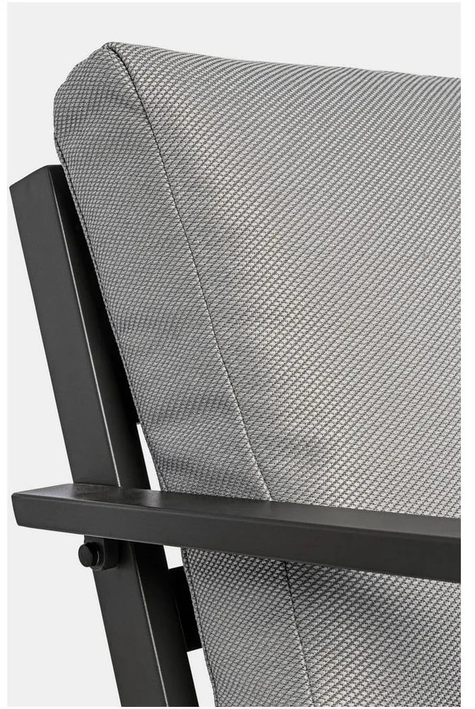 Сив алуминиев градински комплект от за отдих за 4 Harley – Bizzotto