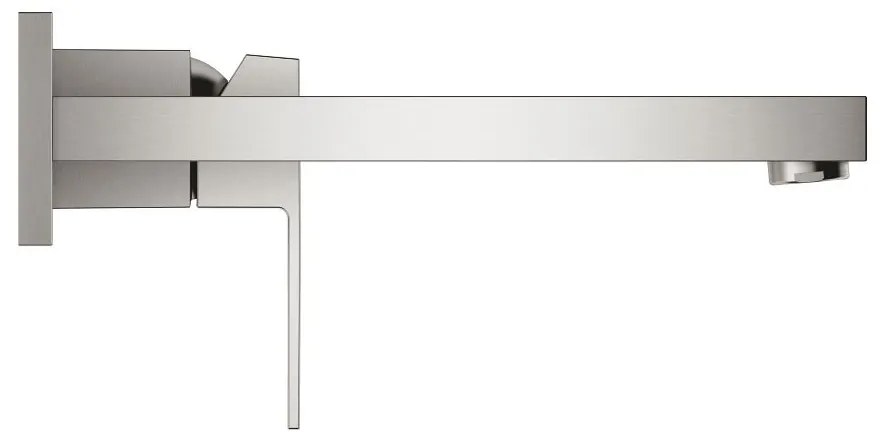 Кран за мивка стена Grohe Eurocube-Дължина 23 cm.-Silver Mat