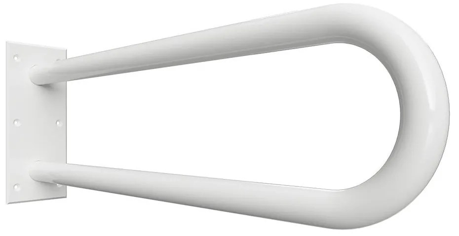 Стенен стоманен парапет за баня 62 cm Handicap U – Sapho