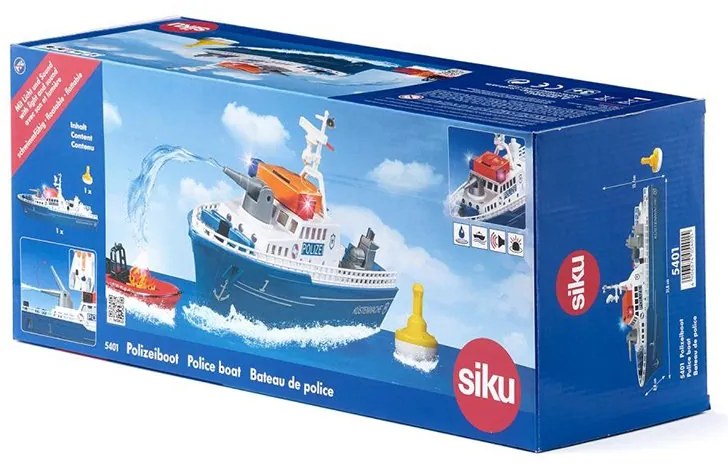 Siku - Играчка Police Boat 5401