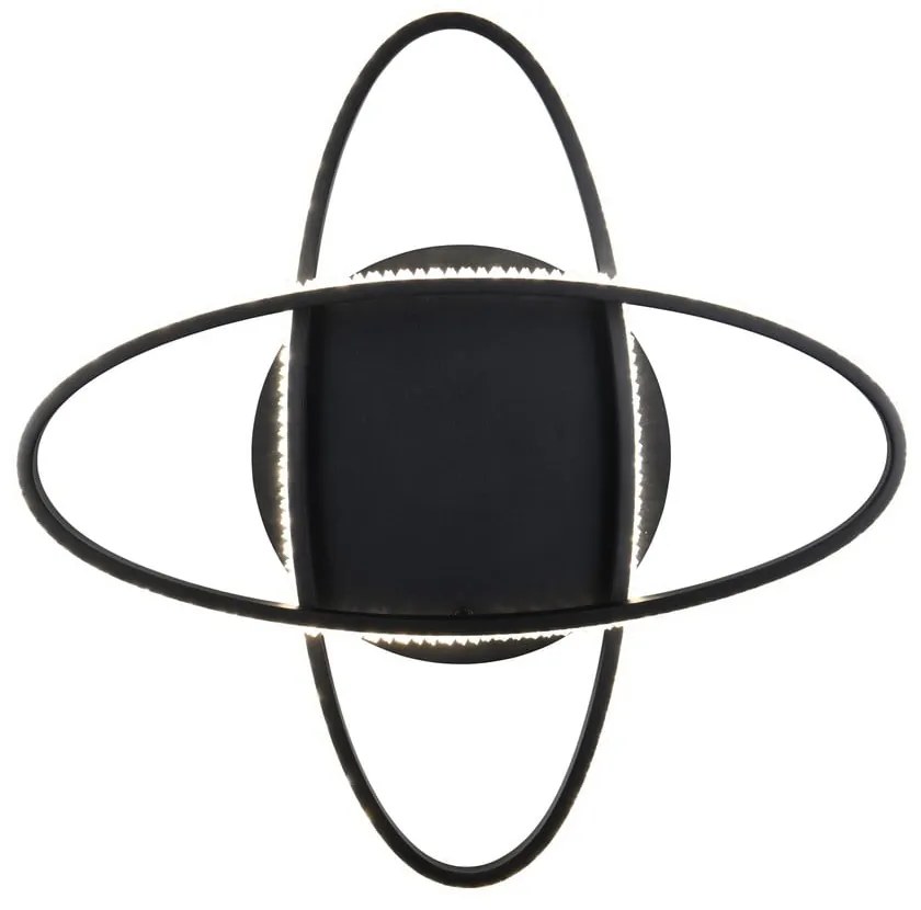 Черна LED светлина за таван Lane - Trio