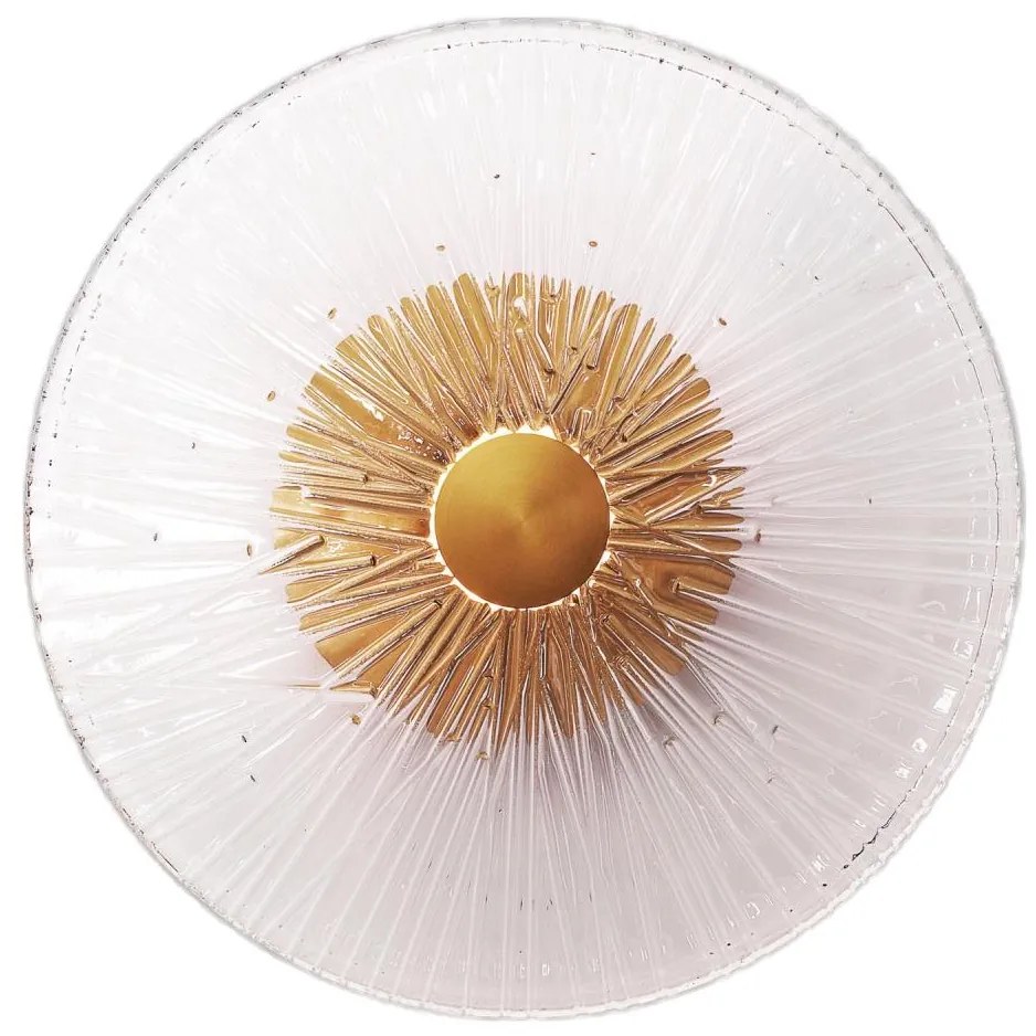 MAXLIGHT W0356 - LED аплик ALLURE LED/5W/230V Ø 28 см златист/прозрачен