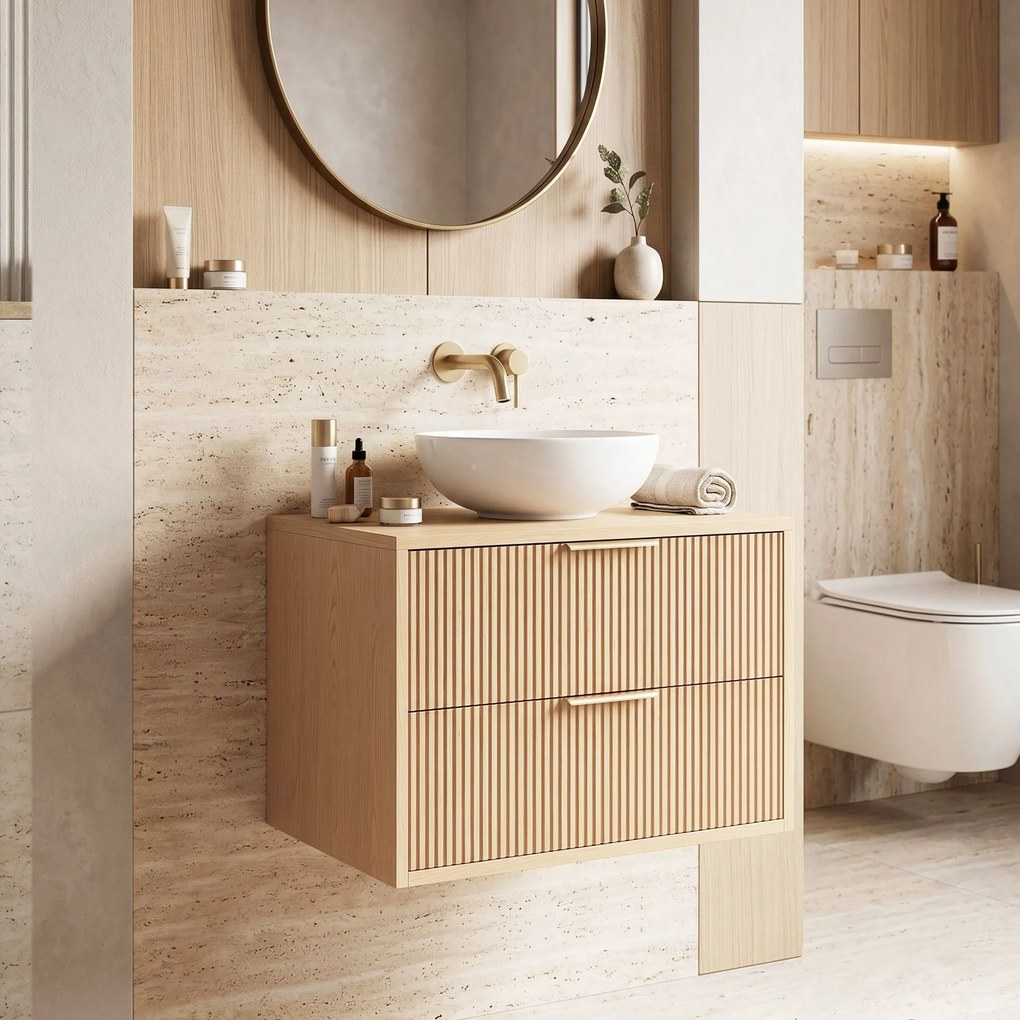 Шкаф за мивка Rea Mono 60cm Beige