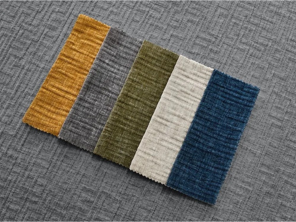 Тъмносив шенилов диван за ежедневно спане/сгъваем 240 cm Hugo – Bobochic Paris