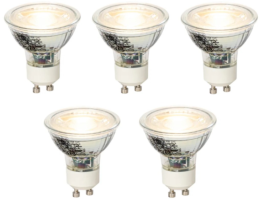 Комплект от 5 димируеми LED крушки GU10 4W 300 lm 2700K