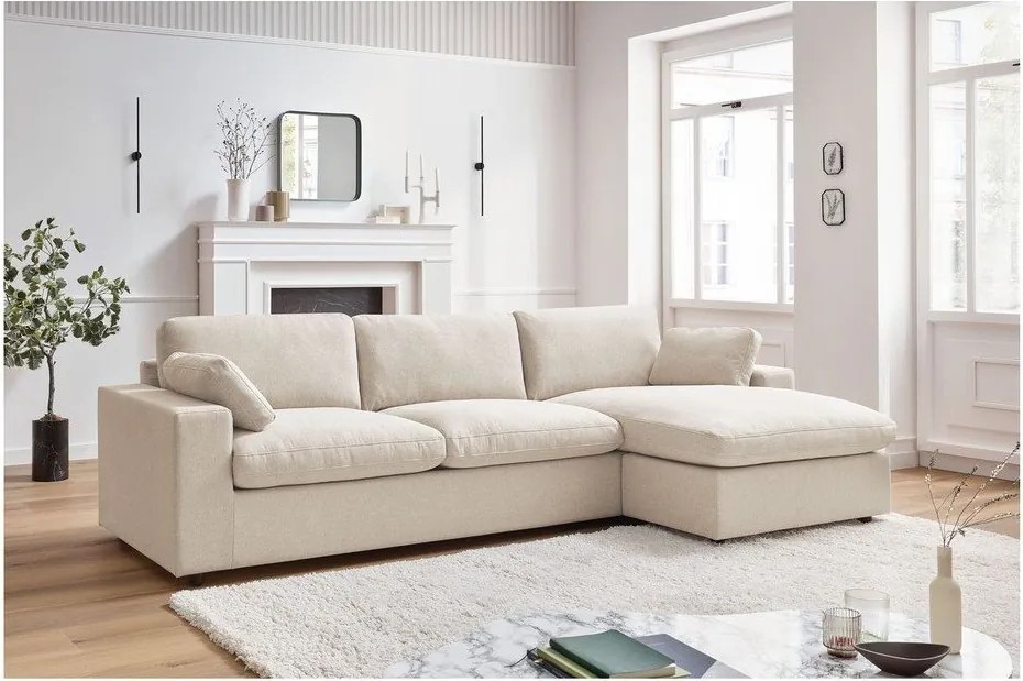 Бежов ъглов диван Belair – Bobochic Paris