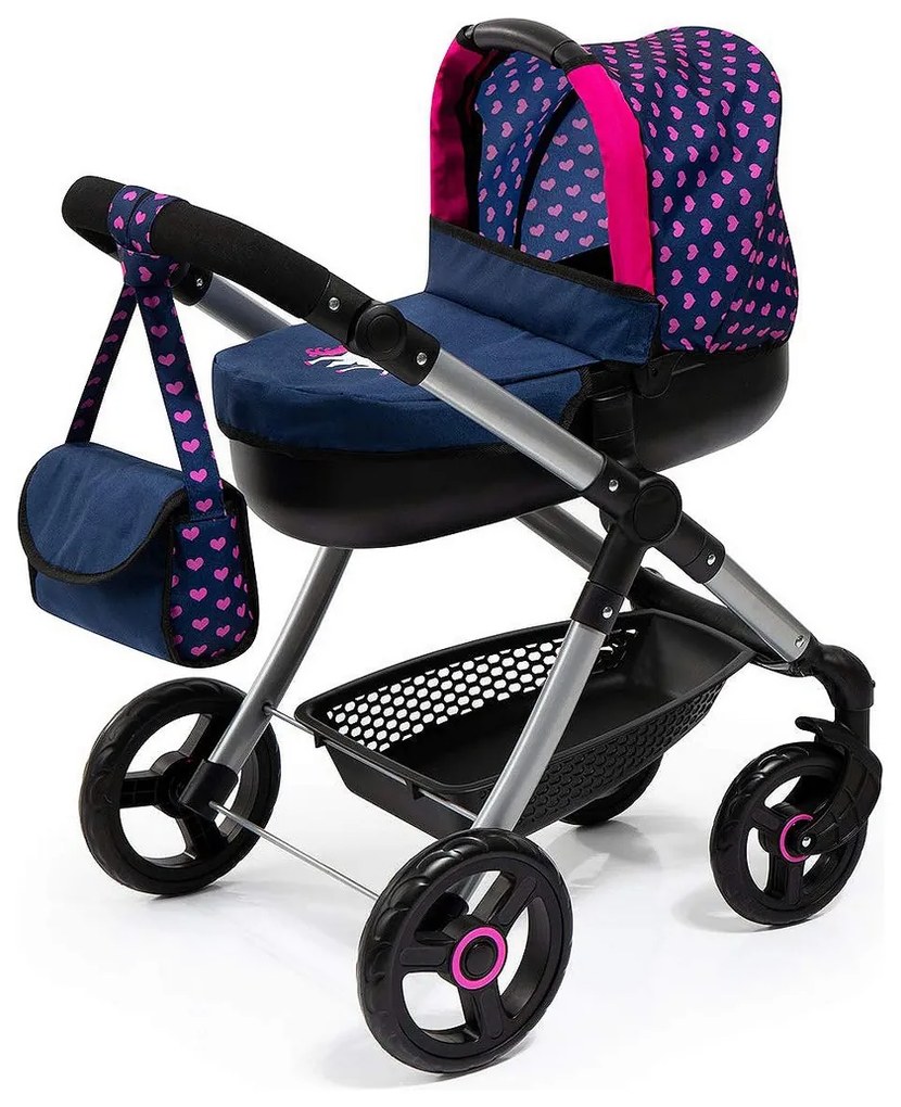 Количка за Кукли Reig Stule Pram Морско син 63 cm