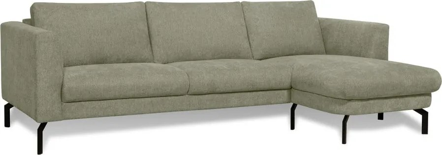 Светлозелен ъглов диван (десен ъгъл) Gomero – Scandic