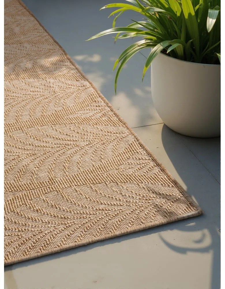 Килим за открито и закрито в цвят слонова кост и бежово 160x230 cm Duet Liora – NORTHRUGS