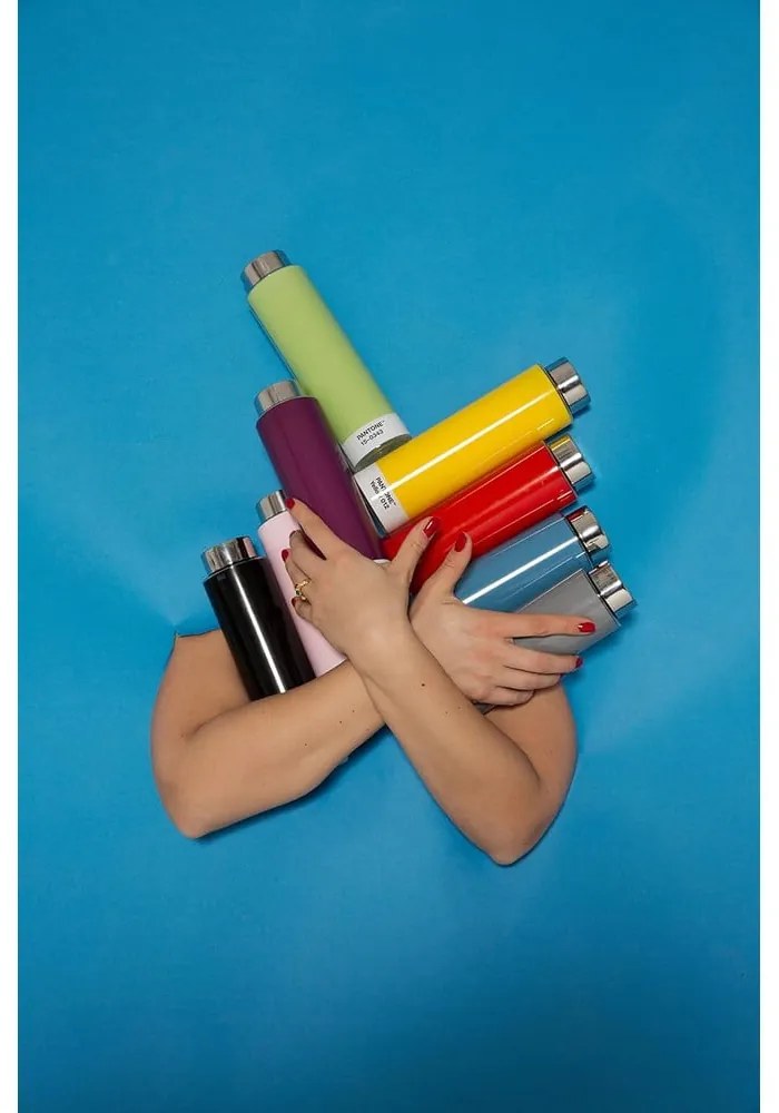 Черна бутилка за пътуване тританова бутилка 500 ml Black 419 – Pantone