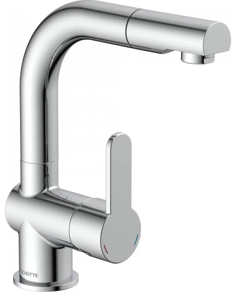 Schütte 79710 - Смесител за мивка с изтеглящ се душ LONDON, хром гланц
