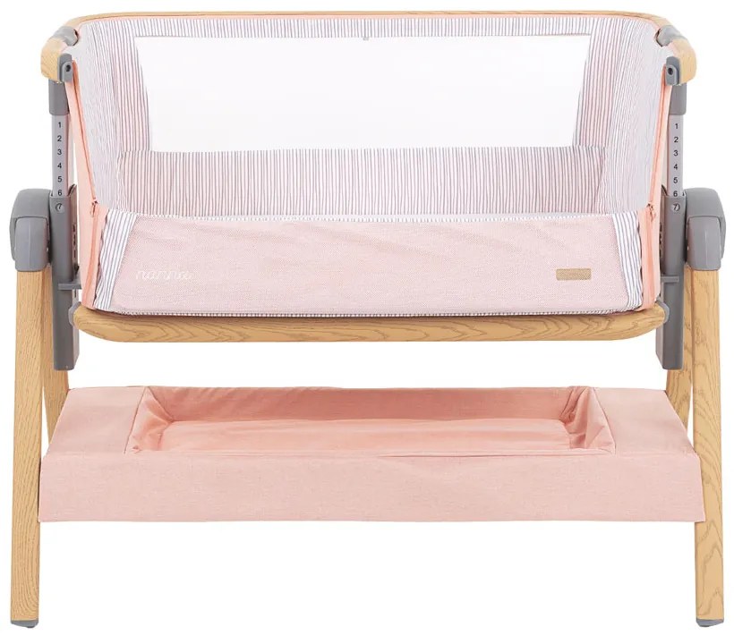KIKKA BOO Мини кошара - кошче с дървена рамка NANNA PINK WOOD