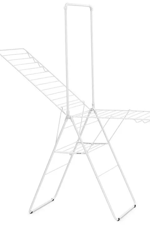 Сушилник за дрехи Brabantia Hangon 1004170, 25 м, 8 закачалки, Заключване за деца, Допълнителен прът, Бял