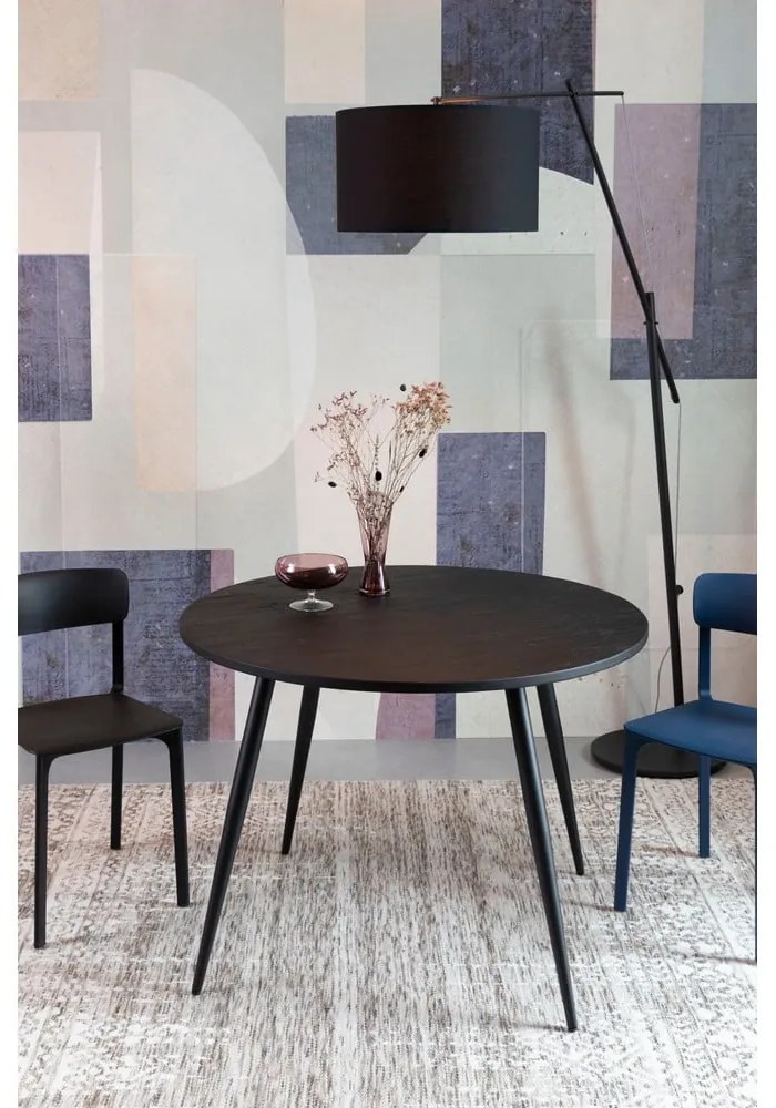 Кръгла маса за хранене от тиково дърво ø 110 cm Mo - White Label