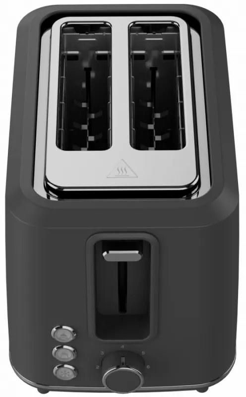 Тостер за хляб AENO ATS0001G, 930W, 7 степени, Сензорно управление, Обратен таймер, Защита при засядане, Тих, Сив