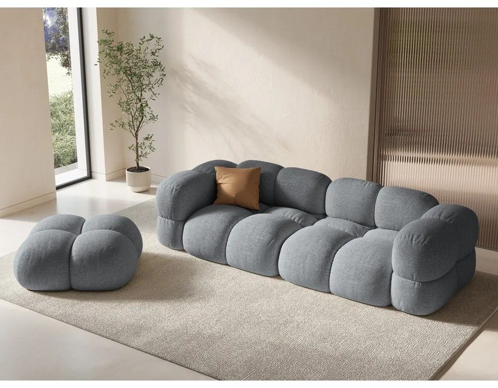 Сива табуретка Loretto – Cosmopolitan Design