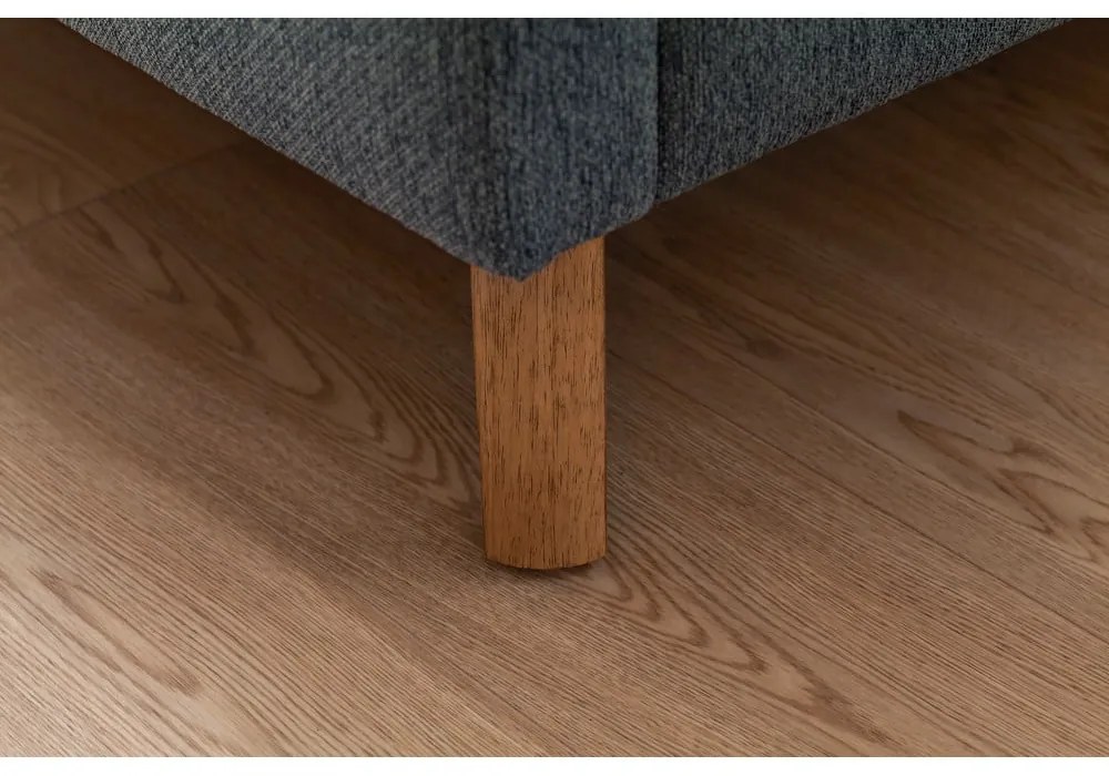 Зелено/синьо двойно легло 160x200 cm тапицирано без ламелно дъно Frieda – Meise Möbel