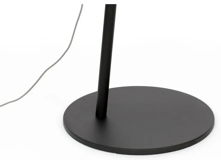 Черна подова лампа Tokio - White Label