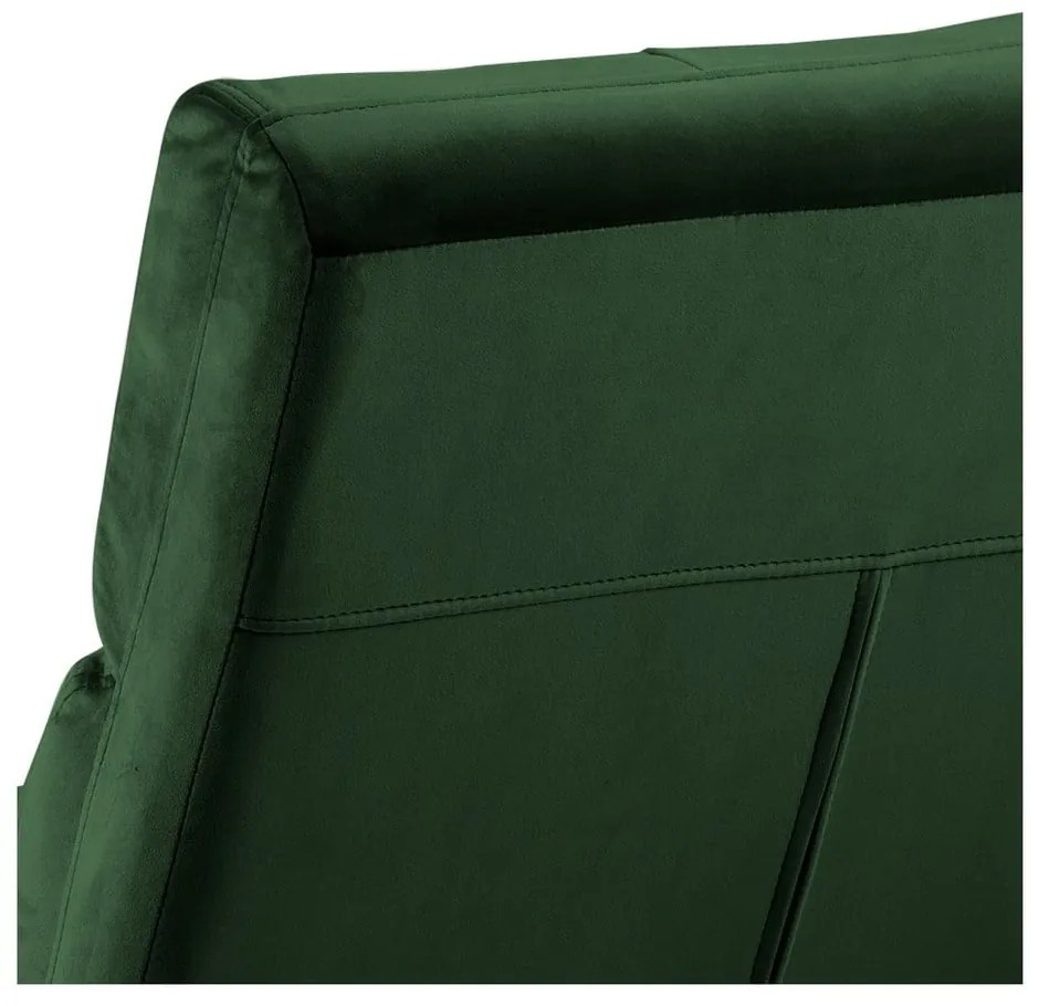 Зелено кадифено кресло Alba – Actona