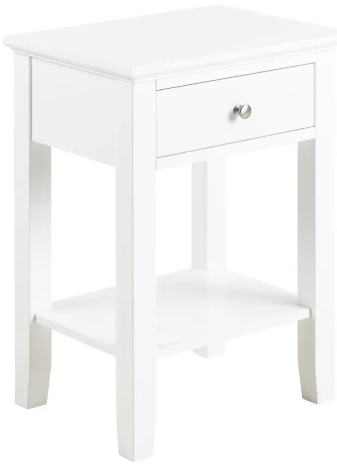 Нощно шкафче LARA бяло