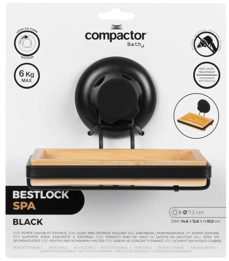 Бамбукова самозадържаща се сапунерка Bestlock SPA Bestlock Spa - Compactor
