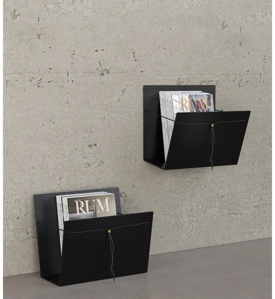 Стойка за списания от метал и еко кожа Bull L – LIND DNA