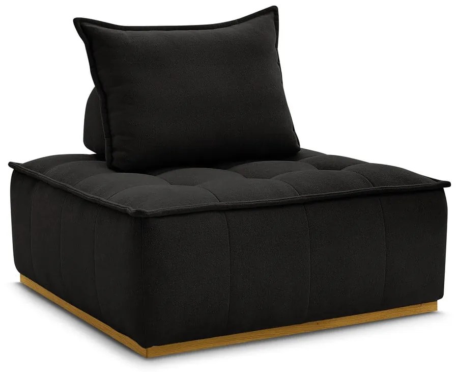 Черно шенилово кресло Elisa – Bobochic Paris