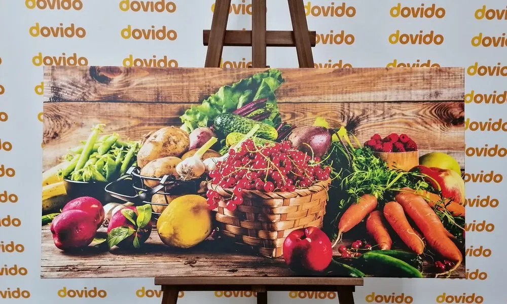 Картина на платно – Свежи плодове и зеленчуци