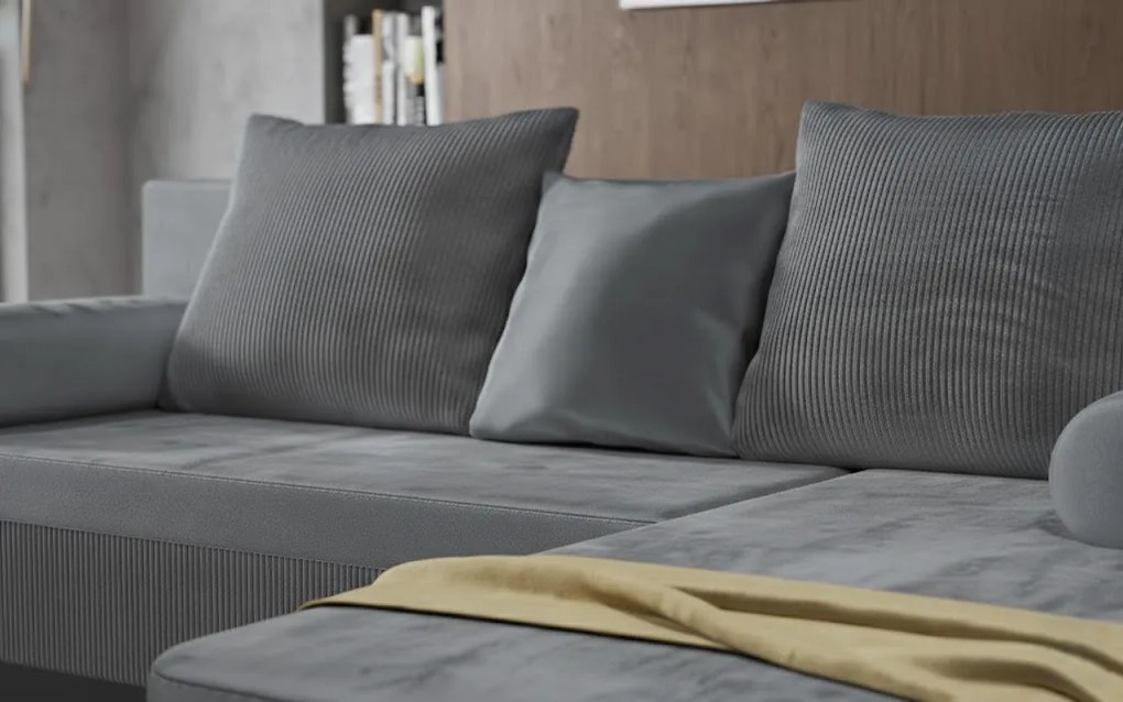 Разтегателен ъглов диван Делано