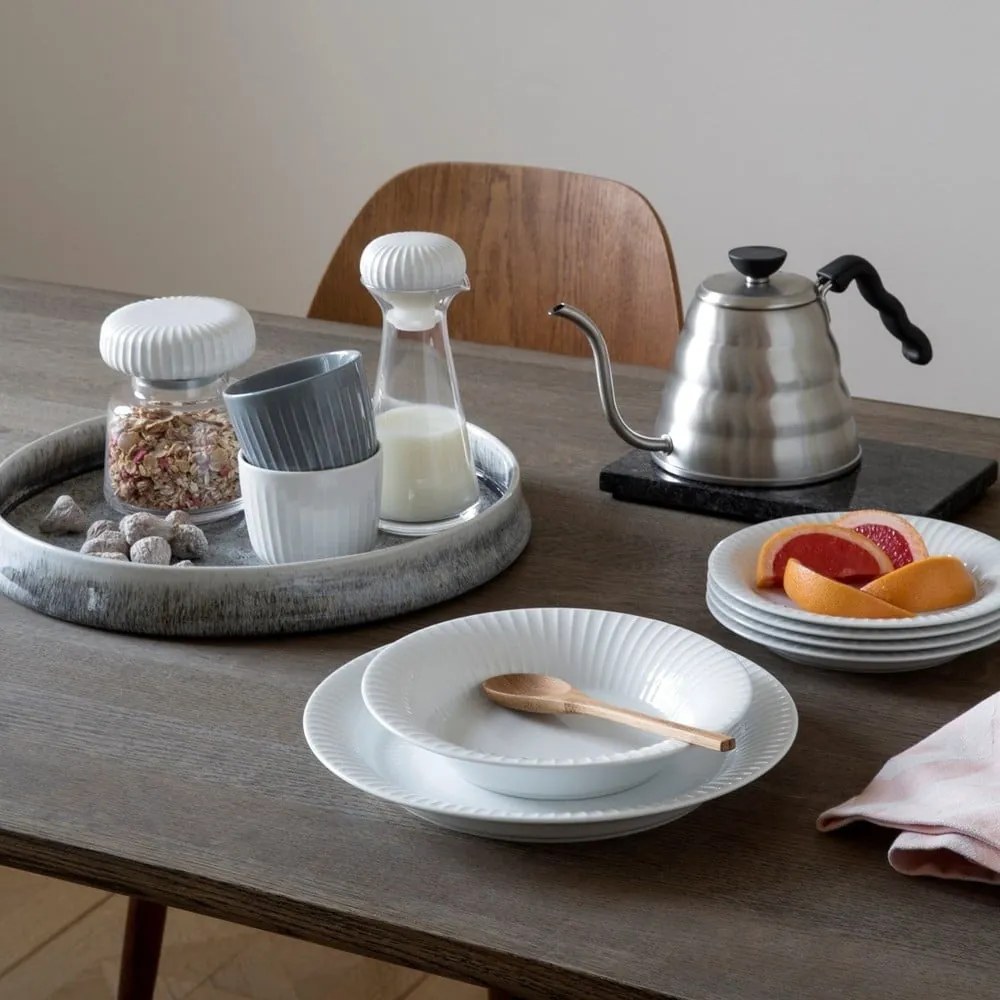 Бяла порцеланова чиния за супа Hammershoi, ⌀ 21 cm Hammershøi - Kähler Design