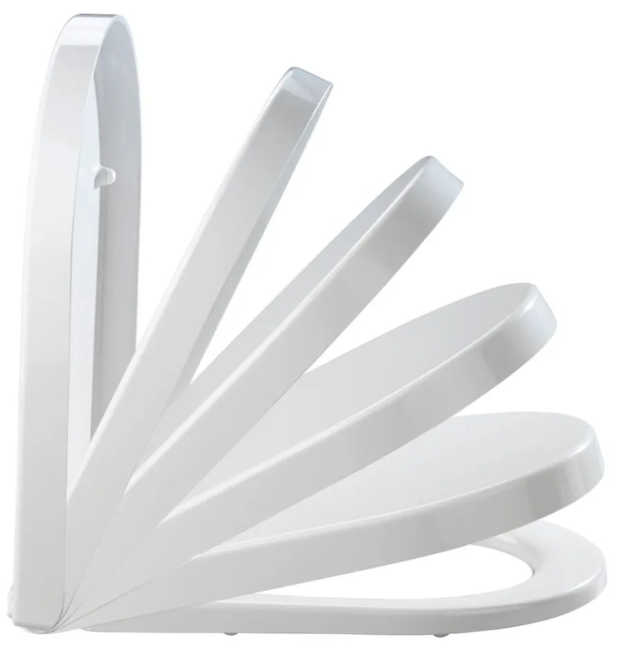 Тоалетна чиния с автоматично затваряне 34,5 x 45,5 см Palma – Wenko