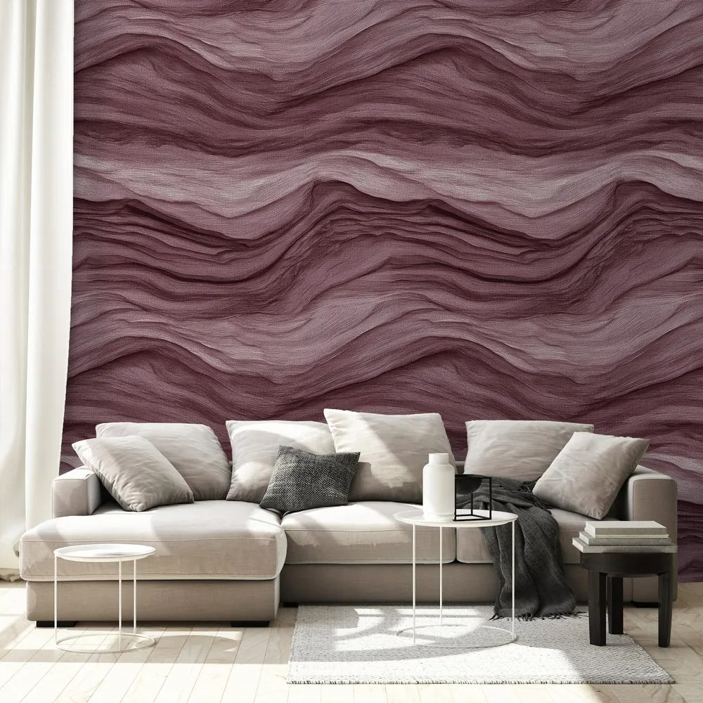 Самозалепващ тапет – Вълнообразни кафяви текстури