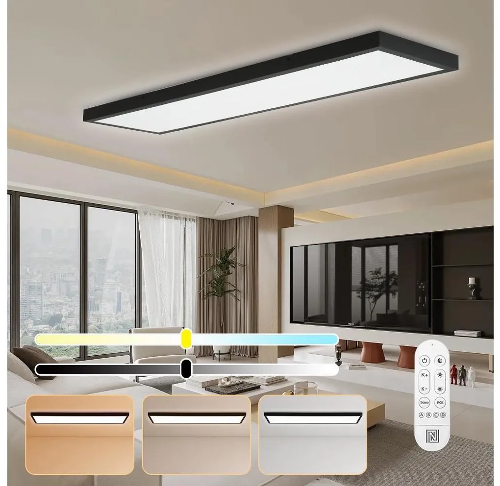 Immax NEO 07278L -LED Димируема лампа за баня FRAME 50W/230V IP44 Wi-Fi Tuya + д.у.