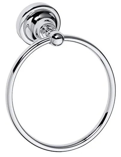 Закачалка за кърпи 16x19 см, сребриста