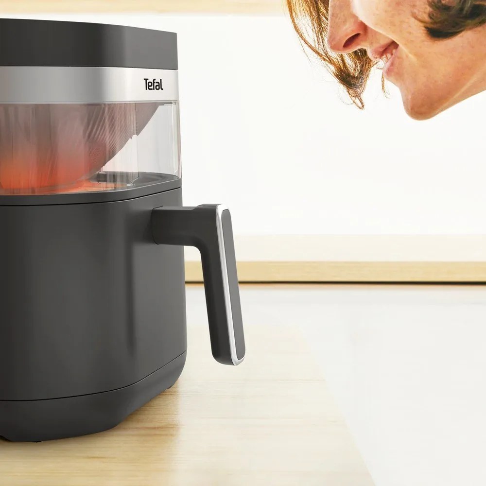Тъмносив фритюрник с горещ въздух Infrared EY832HE0 – Tefal