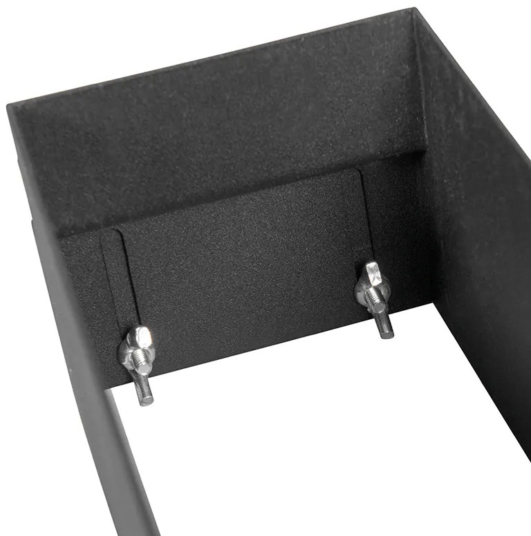 Вграден прожектор черен GU10 димируем накланящ се и въртящ се без рамка 2-светлина - Oneon