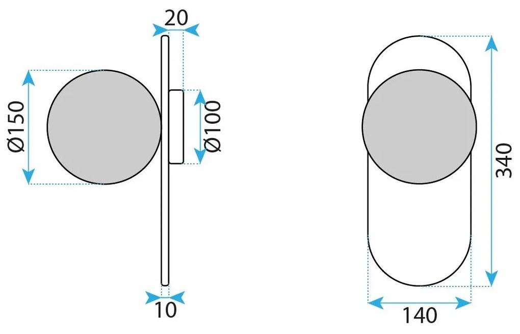 Аплик APP1756-1W BRUSH GOLD WHITE