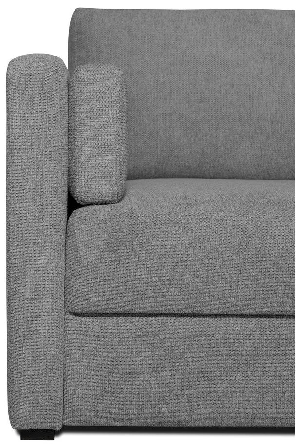 Сив разтегателен диван 218 cm Resmo - Scandic