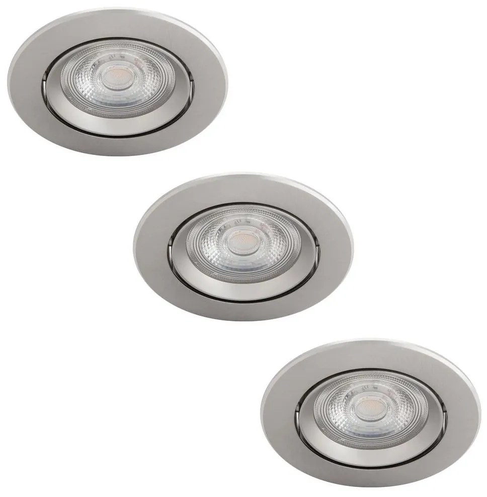 Philips - К-кт 3бр. LED димируеми лунички DIVE LED/5W/230V 2700K