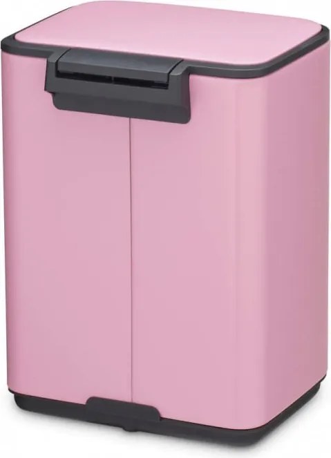 Кош за боклук Brabantia Bo Pedal 1010444, 4 л, Леко затваряне, Противоплъзгаща основа, Розов