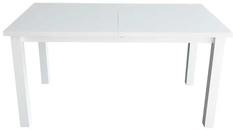 Разтегателна трапезна маса LIAM бяла