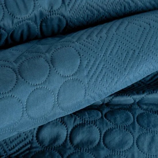 Дизайнерска покривка за легло Boni тъмно синьо Ширина: 220 см | Дължина: 240 см