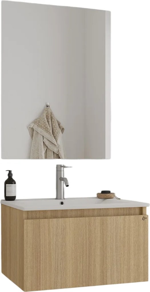 Комплект за баня Drop Gemini 75 slim-Сонома