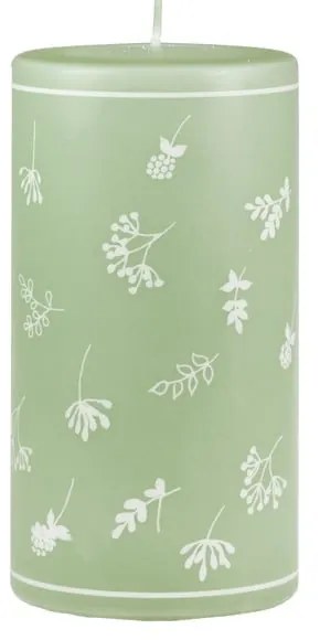 Зелена свещ , време на горене 87 h Fleur - Unipar