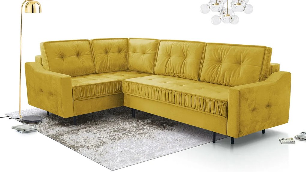 Ъглов диван Akita L-Left-Kitrino