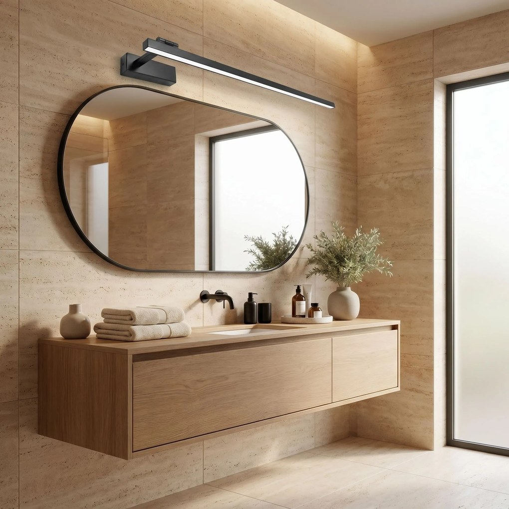 LED аплик за баня SWE036-1W 80cm BLACK